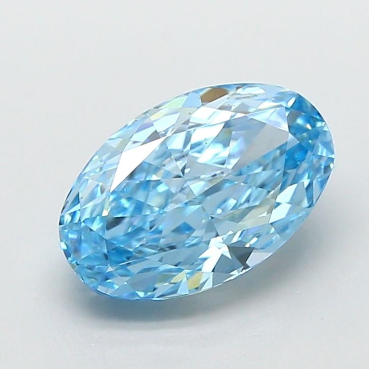 Loose Diamond - OVAL 2.03ct Fancy Vivid Blue VS2: Loose Diamond - OVAL 2.03ct Fancy Vivid Blue VS2 Source: This is a real non-mined Diamond that has been grown in a lab Shape: OVAL Carats: 2.03 Color: Fancy Vivid Blue Certification: IGI Video: