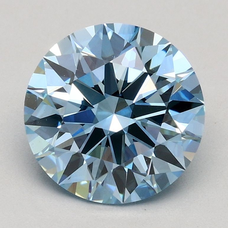 Ideal Loose Diamond - ROUND 1.5ct Fancy Blue VS1: Ideal Loose Diamond - ROUND 1.5ct Fancy Blue VS1 Source: This is a real non-mined Diamond that has been grown in a lab Shape: ROUND Carats: 1.5 Color: Fancy Blue Certification: IGI Video: