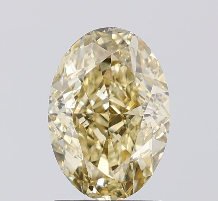 Loose Diamond - OVAL 2.07ct Fancy Yellow SI1: Loose Diamond - OVAL 2.07ct Fancy Yellow SI1 Source: This is a real non-mined Diamond that has been grown in a lab Shape: OVAL Carats: 2.07 Color: Fancy Yellow Certification: IGI Video: