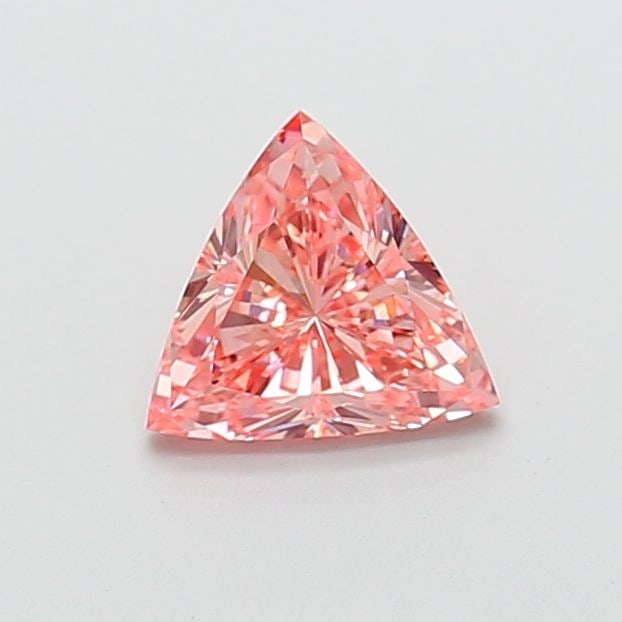 Loose Diamond - TRIANGULAR 1.2ct Fancy Vivid Pink VVS2: Loose Diamond - TRIANGULAR 1.2ct Fancy Vivid Pink VVS2 Source: This is a real non-mined Diamond that has been grown in a lab Shape: TRIANGULAR Carats: 1.2 Color: Fancy Vivid Pink Certification: IGI Vi