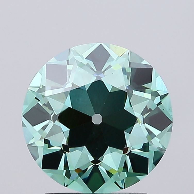 Loose Diamond - OLD EUROPEAN CUT 2.57ct Fancy Vivid Green VS1: Loose Diamond - OLD EUROPEAN CUT 2.57ct Fancy Vivid Green VS1 Source: This is a real non-mined Diamond that has been grown in a lab Shape: OLD EUROPEAN CUT Carats: 2.57 Color: Fancy Vivid Green Certif