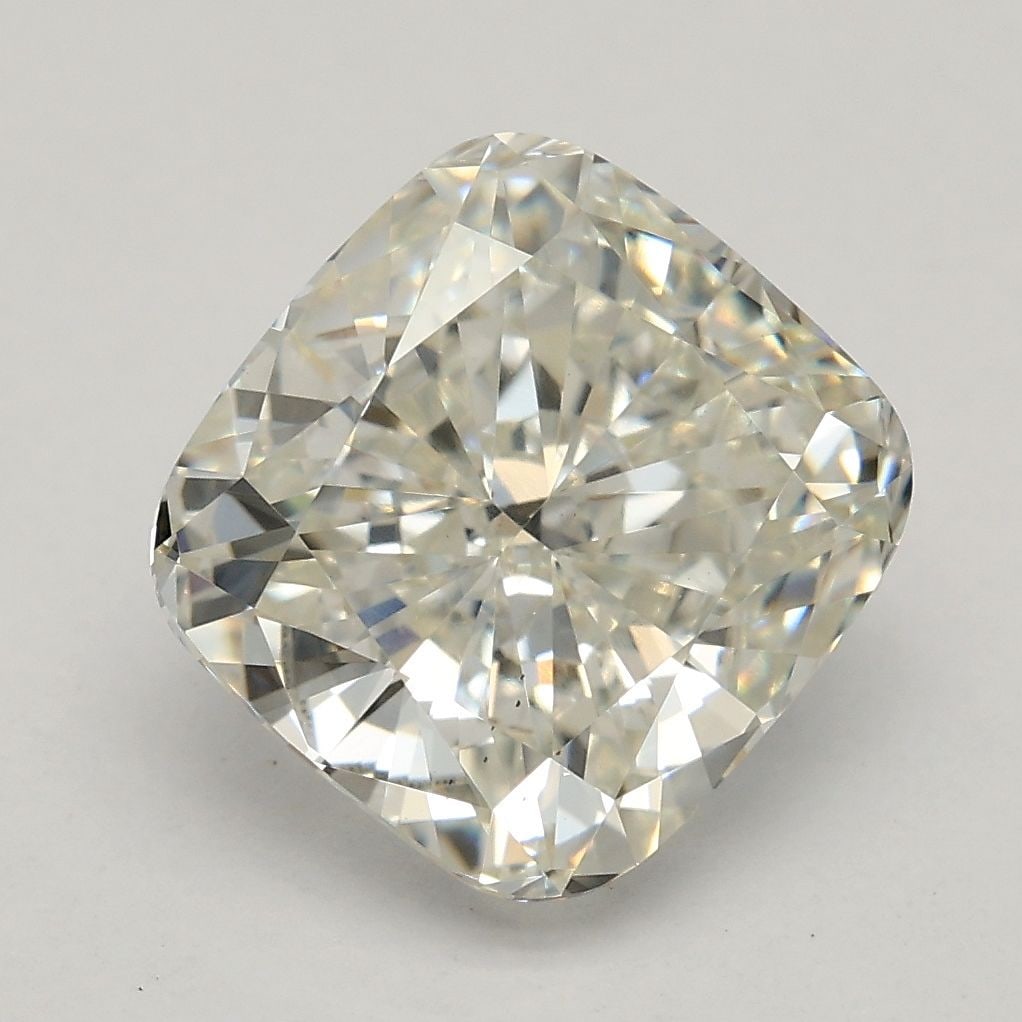 Loose Diamond - CUSHION BRILLIANT 2.65ct H VS2: Loose Diamond - CUSHION BRILLIANT 2.65ct H VS2 Source: This is a real non-mined Diamond that has been grown in a lab Shape: CUSHION BRILLIANT Carats: 2.65 Color: H Clarity: VS2 Certification: IGI
