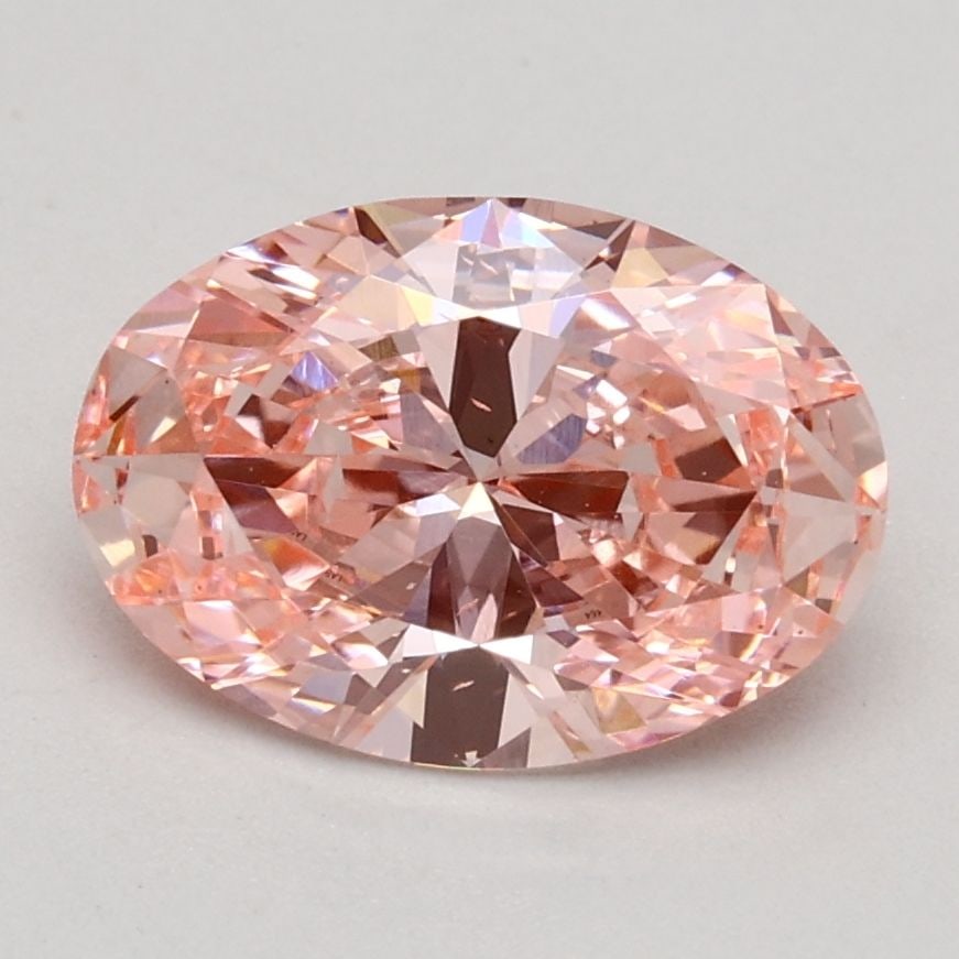 Loose Diamond - OVAL 1.3ct Fancy Intense Pink VS2: Loose Diamond - OVAL 1.3ct Fancy Intense Pink VS2 Source: This is a real non-mined Diamond that has been grown in a lab Shape: OVAL Carats: 1.3 Color: Fancy Intense Pink Certification: IGI Video: