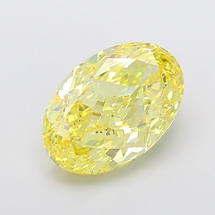Loose Diamond - OVAL 4.01ct Fancy Intense Yellow VS1: Loose Diamond - OVAL 4.01ct Fancy Intense Yellow VS1 Source: This is a real non-mined Diamond that has been grown in a lab Shape: OVAL Carats: 4.01 Color: Fancy Intense Yellow Certification: IGI Video