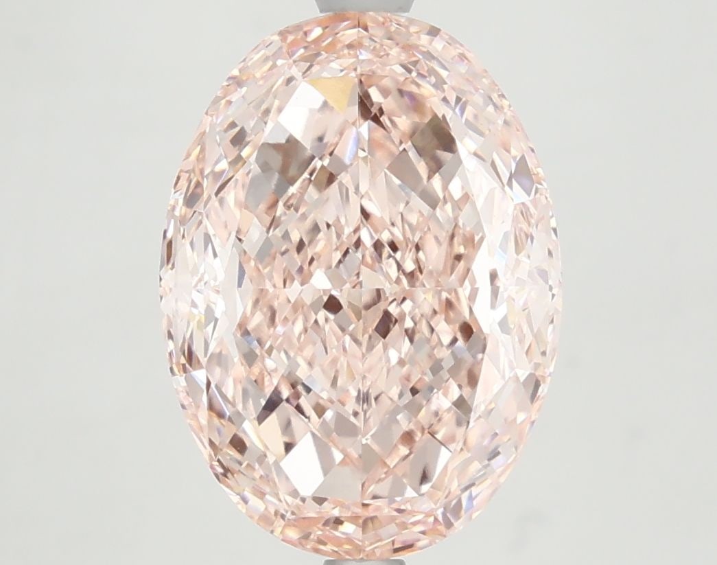 Loose Diamond - OVAL 4.74ct Fancy Vivid Pink VVS2: Loose Diamond - OVAL 4.74ct Fancy Vivid Pink VVS2 Source: This is a real non-mined Diamond that has been grown in a lab Shape: OVAL Carats: 4.74 Color: Fancy Vivid Pink Certification: IGI Video: