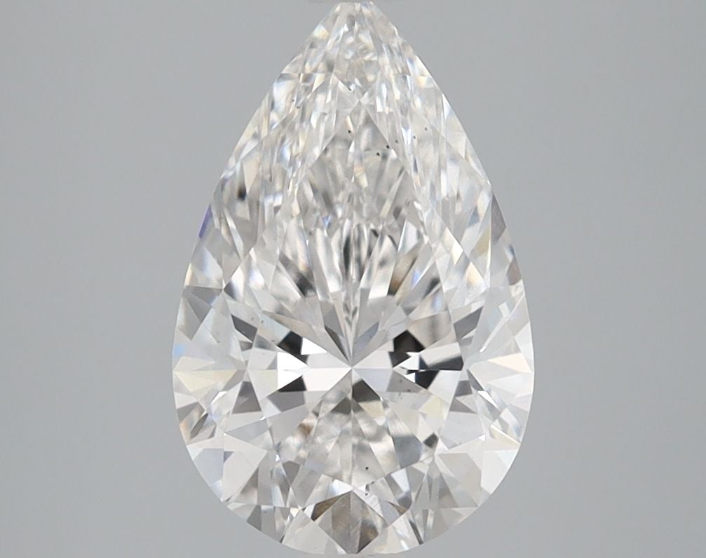 Loose Diamond - PEAR 2.08ct E VS2: Loose Diamond - PEAR 2.08ct E VS2 Source: This is a real non-mined Diamond that has been grown in a lab Shape: PEAR Carats: 2.08 Color: E Clarity: VS2 Certification: IGI Video:
