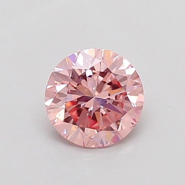 Loose Diamond - ROUND 0.67ct Fancy Vivid Pink VS2: Loose Diamond - ROUND 0.67ct Fancy Vivid Pink VS2 Source: This is a real non-mined Diamond that has been grown in a lab Shape: ROUND Carats: 0.67 Color: Fancy Vivid Pink Certification: NONE Additional