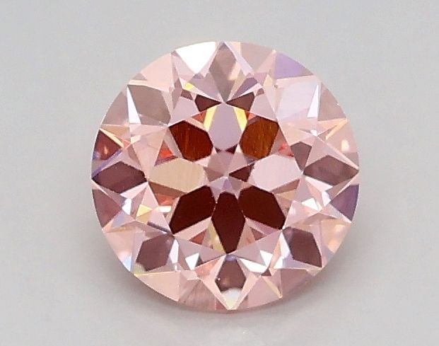 Loose Diamond - OLD EUROPEAN CUT 0.57ct Fancy Vivid Pink VS1: Loose Diamond - OLD EUROPEAN CUT 0.57ct Fancy Vivid Pink VS1 Source: This is a real non-mined Diamond that has been grown in a lab Shape: OLD EUROPEAN CUT Carats: 0.57 Color: Fancy Vivid Pink Certific