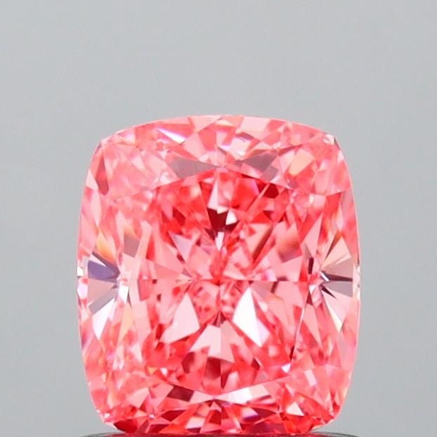 Loose Diamond - CUSHION MODIFIED 1.01ct Fancy Vivid Pink VVS1: Loose Diamond - CUSHION MODIFIED 1.01ct Fancy Vivid Pink VVS1 Source: This is a real non-mined Diamond that has been grown in a lab Shape: CUSHION MODIFIED Carats: 1.01 Color: Fancy Vivid Pink Certifi