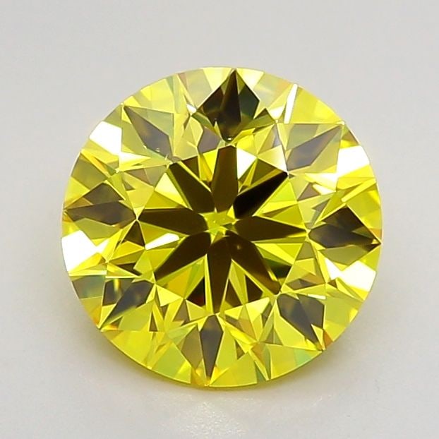 Ideal Loose Diamond - ROUND 2.0ct Fancy Vivid Yellow VS1: Ideal Loose Diamond - ROUND 2.0ct Fancy Vivid Yellow VS1 Source: This is a real non-mined Diamond that has been grown in a lab Shape: ROUND Carats: 2.0 Color: Fancy Vivid Yellow Certification: IGI Vid