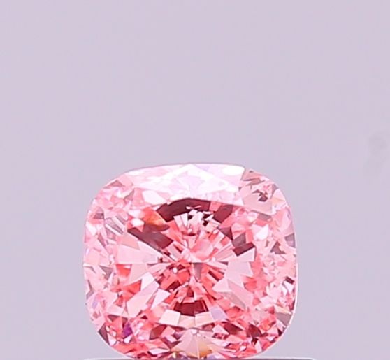 Loose Diamond - CUSHION BRILLIANT 0.78ct Fancy Vivid Pink VS2: Loose Diamond - CUSHION BRILLIANT 0.78ct Fancy Vivid Pink VS2 Source: This is a real non-mined Diamond that has been grown in a lab Shape: CUSHION BRILLIANT Carats: 0.78 Color: Fancy Vivid Pink Certif