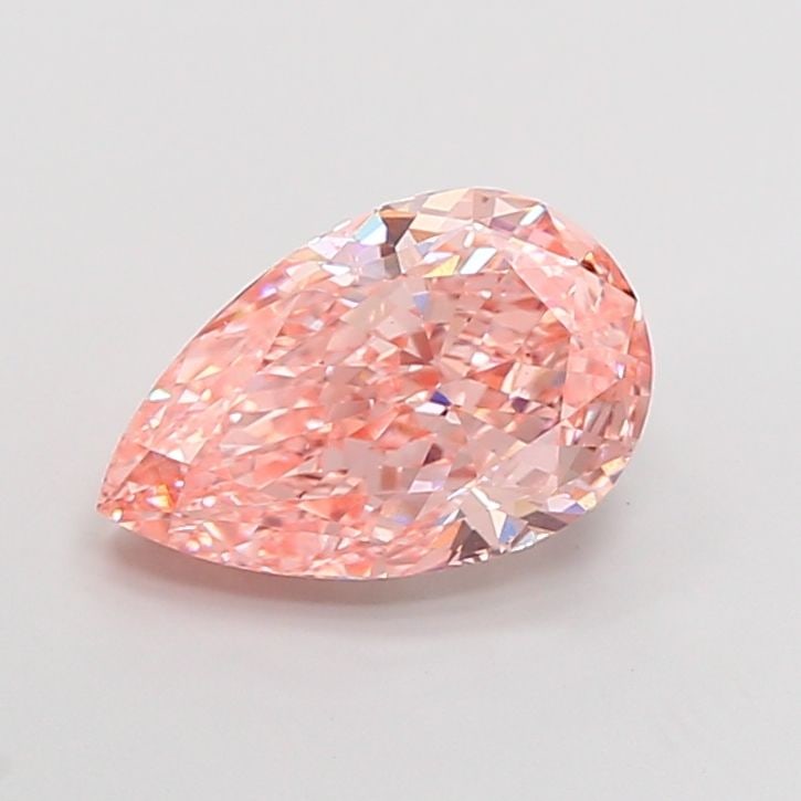 Loose Diamond - PEAR 4.02ct Fancy Vivid Pink VS1: Loose Diamond - PEAR 4.02ct Fancy Vivid Pink VS1 Source: This is a real non-mined Diamond that has been grown in a lab Shape: PEAR Carats: 4.02 Color: Fancy Vivid Pink Certification: IGI Video: