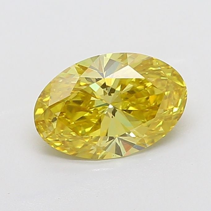 Loose Diamond - OVAL 2.56ct Fancy Vivid Yellow VS1: Loose Diamond - OVAL 2.56ct Fancy Vivid Yellow VS1 Source: This is a real non-mined Diamond that has been grown in a lab Shape: OVAL Carats: 2.56 Color: Fancy Vivid Yellow Certification: IGI Video: