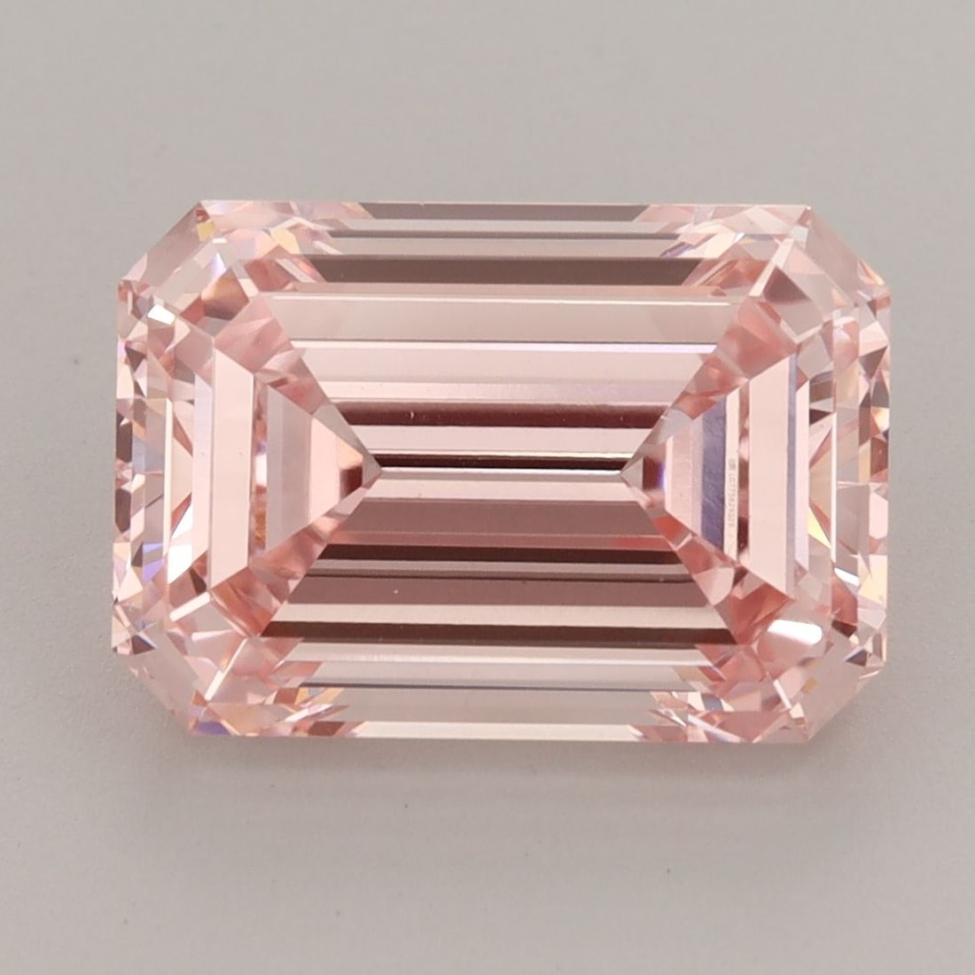 Loose Diamond - EMERALD 5.23ct Fancy Intense Pink VS1: Loose Diamond - EMERALD 5.23ct Fancy Intense Pink VS1 Source: This is a real non-mined Diamond that has been grown in a lab Shape: EMERALD Carats: 5.23 Color: Fancy Intense Pink Certification: IGI Vid