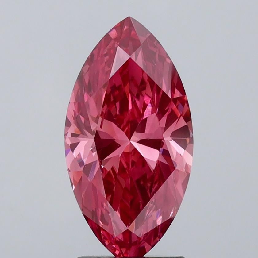 Loose Diamond - MARQUISE 2.25ct Fancy Vivid Pink VS1: Loose Diamond - MARQUISE 2.25ct Fancy Vivid Pink VS1 Source: This is a real non-mined Diamond that has been grown in a lab Shape: MARQUISE Carats: 2.25 Color: Fancy Vivid Pink Certification: IGI Video