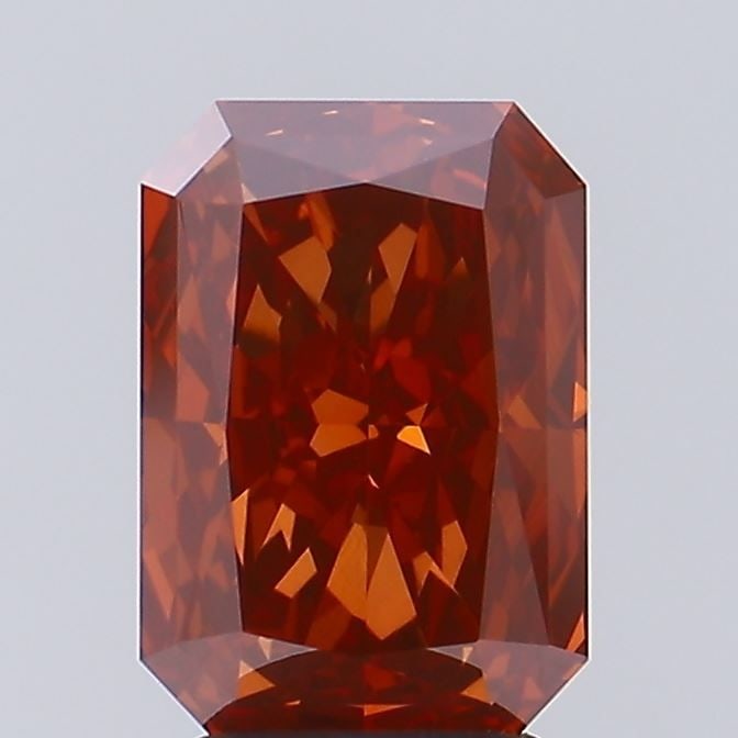 Loose Diamond - RADIANT 2.99ct Fancy Orangey Brown VVS2: Loose Diamond - RADIANT 2.99ct Fancy Orangey Brown VVS2 Source: This is a real non-mined Diamond that has been grown in a lab Shape: RADIANT Carats: 2.99 Color: Fancy Orangey Brown Certification: IGI