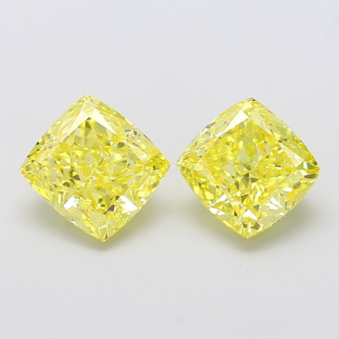 Loose Diamond - CUSHION MODIFIED 3.03ct Fancy Intense Yellow VS1: Loose Diamond - CUSHION MODIFIED 3.03ct Fancy Intense Yellow VS1 Source: This is a real non-mined Diamond that has been grown in a lab Shape: CUSHION MODIFIED Carats: 3.03 Color: Fancy Intense Yellow 