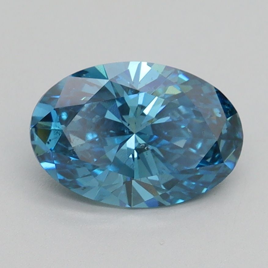 Loose Diamond - OVAL 1.51ct Fancy Vivid Blue SI1: Loose Diamond - OVAL 1.51ct Fancy Vivid Blue SI1 Source: This is a real non-mined Diamond that has been grown in a lab Shape: OVAL Carats: 1.51 Color: Fancy Vivid Blue Certification: IGI Video: