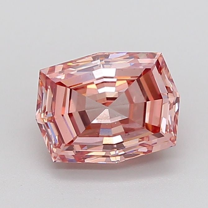 Loose Diamond - OCTAGONAL 3.13ct Fancy Brownish Pink VS2: Loose Diamond - OCTAGONAL 3.13ct Fancy Brownish Pink VS2 Source: This is a real non-mined Diamond that has been grown in a lab Shape: OCTAGONAL Carats: 3.13 Color: Fancy Brownish Pink Certification: I