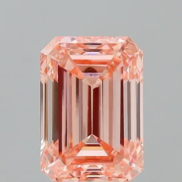 Loose Diamond - EMERALD 4.29ct Fancy Intense Pink VS2: Loose Diamond - EMERALD 4.29ct Fancy Intense Pink VS2 Source: This is a real non-mined Diamond that has been grown in a lab Shape: EMERALD Carats: 4.29 Color: Fancy Intense Pink Certification: IGI Vid
