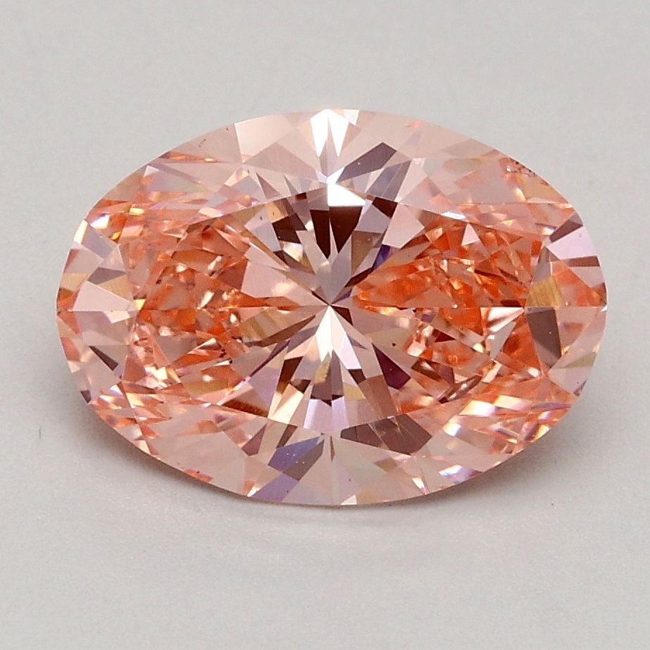 Loose Diamond - OVAL 1.72ct Fancy Intense Pink VS2: Loose Diamond - OVAL 1.72ct Fancy Intense Pink VS2 Source: This is a real non-mined Diamond that has been grown in a lab Shape: OVAL Carats: 1.72 Color: Fancy Intense Pink Certification: IGI Video: