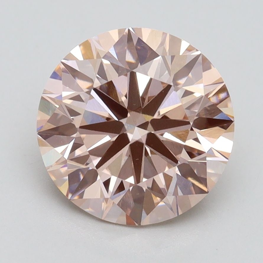 Ideal Loose Diamond - ROUND 2.73ct Fancy Pink VS1: Ideal Loose Diamond - ROUND 2.73ct Fancy Pink VS1 Source: This is a real non-mined Diamond that has been grown in a lab Shape: ROUND Carats: 2.73 Color: Fancy Pink Certification: IGI Video:
