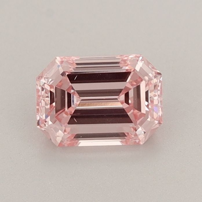 Loose Diamond - EMERALD 0.69ct Fancy Intense Pink VS2: Loose Diamond - EMERALD 0.69ct Fancy Intense Pink VS2 Source: This is a real non-mined Diamond that has been grown in a lab Shape: EMERALD Carats: 0.69 Color: Fancy Intense Pink Certification: IGI Vid