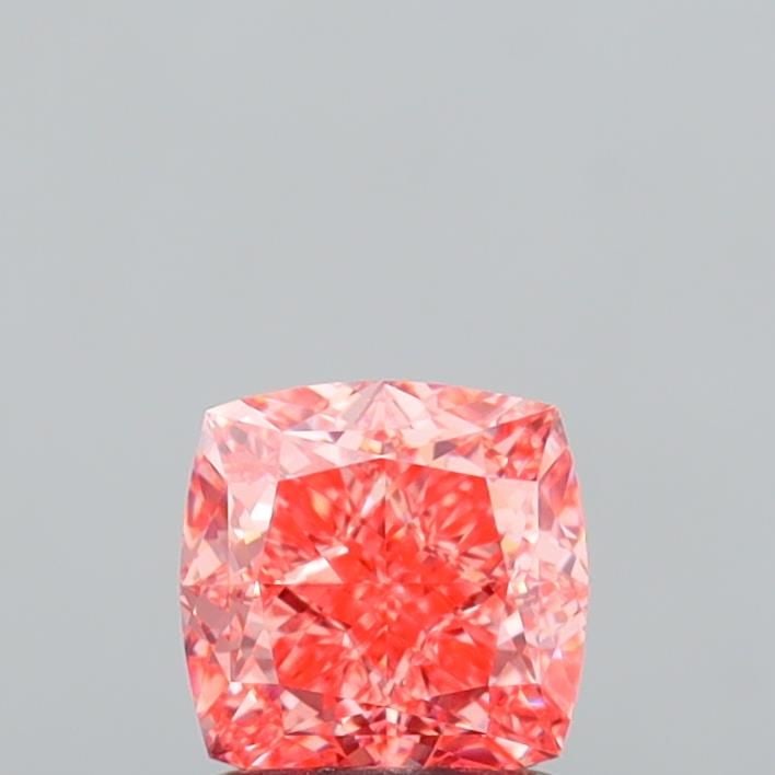 Loose Diamond - CUSHION MODIFIED 1.37ct Fancy Vivid Pink VVS1: Loose Diamond - CUSHION MODIFIED 1.37ct Fancy Vivid Pink VVS1 Source: This is a real non-mined Diamond that has been grown in a lab Shape: CUSHION MODIFIED Carats: 1.37 Color: Fancy Vivid Pink Certifi