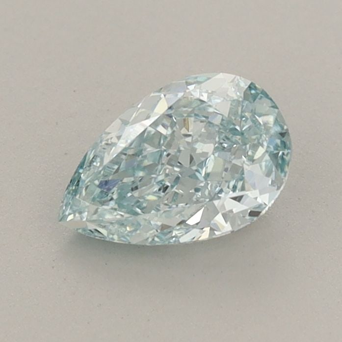 Loose Diamond - PEAR 0.7ct Fancy Vivid Blue Green VVS2: Loose Diamond - PEAR 0.7ct Fancy Vivid Blue Green VVS2 Source: This is a real non-mined Diamond that has been grown in a lab Shape: PEAR Carats: 0.7 Color: Fancy Vivid Blue Green Certification: IGI Vi