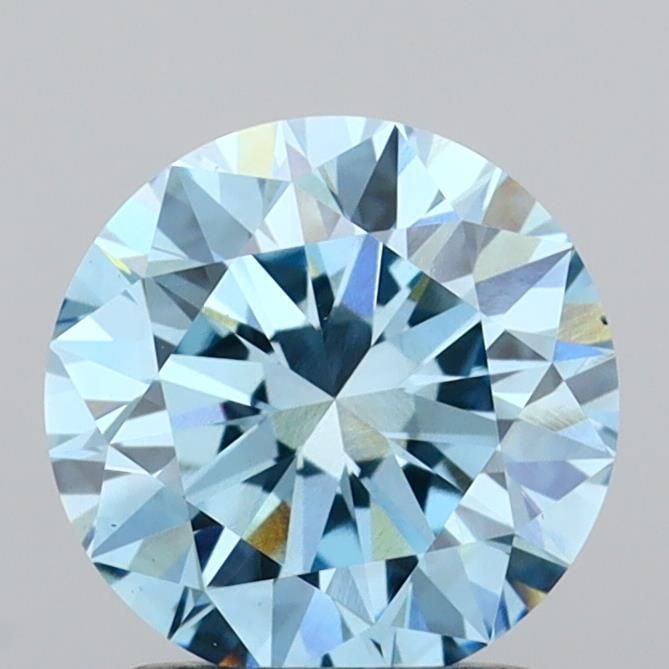 Loose Diamond - ROUND 1.5ct Fancy Vivid Blue VS1: Loose Diamond - ROUND 1.5ct Fancy Vivid Blue VS1 Source: This is a real non-mined Diamond that has been grown in a lab Shape: ROUND Carats: 1.5 Color: Fancy Vivid Blue Certification: IGI Video: Video