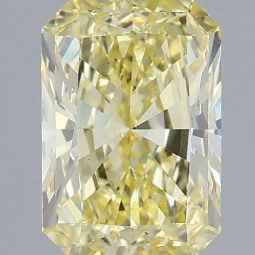 Loose Diamond - RADIANT 0.88ct Fancy Yellow VS1: Loose Diamond - RADIANT 0.88ct Fancy Yellow VS1 Source: This is a real non-mined Diamond that has been grown in a lab Shape: RADIANT Carats: 0.88 Color: Fancy Yellow Certification: IGI Video: