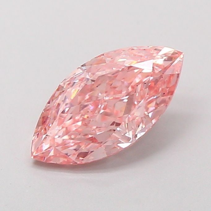 Loose Diamond - MARQUISE 1.52ct Fancy Vivid Pink SI1: Loose Diamond - MARQUISE 1.52ct Fancy Vivid Pink SI1 Source: This is a real non-mined Diamond that has been grown in a lab Shape: MARQUISE Carats: 1.52 Color: Fancy Vivid Pink Certification: IGI Video