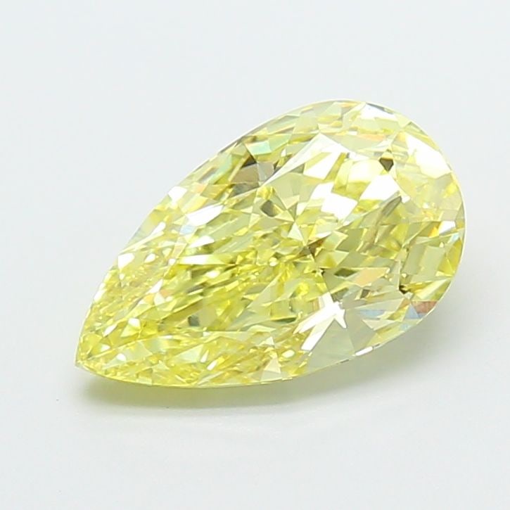 Loose Diamond - PEAR 2.5ct Fancy Intense Yellow VVS2: Loose Diamond - PEAR 2.5ct Fancy Intense Yellow VVS2 Source: This is a real non-mined Diamond that has been grown in a lab Shape: PEAR Carats: 2.5 Color: Fancy Intense Yellow Certification: IGI Video: