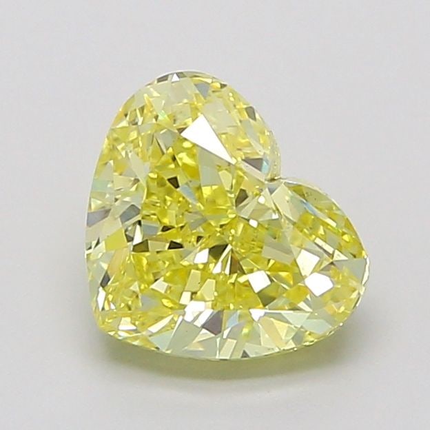 Loose Diamond - HEART 2.0ct Fancy Yellow VS1: Loose Diamond - HEART 2.0ct Fancy Yellow VS1 Source: This is a real non-mined Diamond that has been grown in a lab Shape: HEART Carats: 2.0 Color: Fancy Yellow Certification: IGI Video: