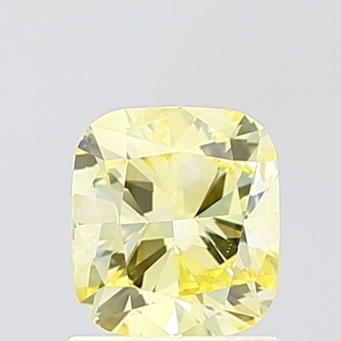 Loose Diamond - CUSHION BRILLIANT 1.0ct Fancy Intense Yellow VS1: Loose Diamond - CUSHION BRILLIANT 1.0ct Fancy Intense Yellow VS1 Source: This is a real non-mined Diamond that has been grown in a lab Shape: CUSHION BRILLIANT Carats: 1.0 Color: Fancy Intense Yellow 