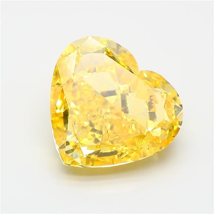 Loose Diamond - HEART 9.01ct Fancy Vivid Yellow VS1 (1 of 1)