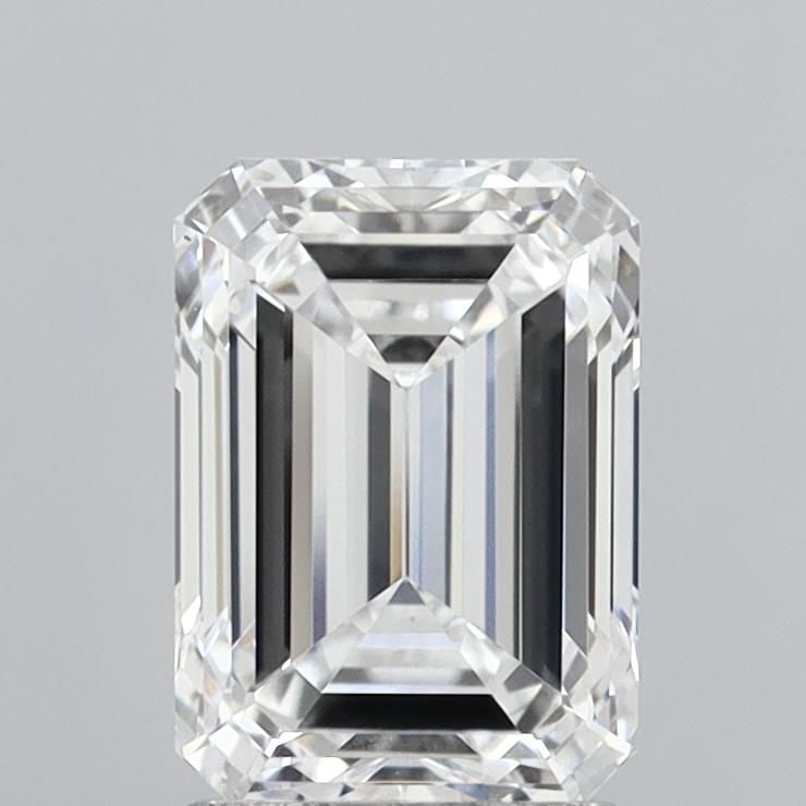 Loose Diamond - EMERALD 2.59ct E VVS1: Loose Diamond - EMERALD 2.59ct E VVS1 Source: This is a real non-mined Diamond that has been grown in a lab Shape: EMERALD Carats: 2.59 Color: E Clarity: VVS1 Certification: IGI Video: Video Link