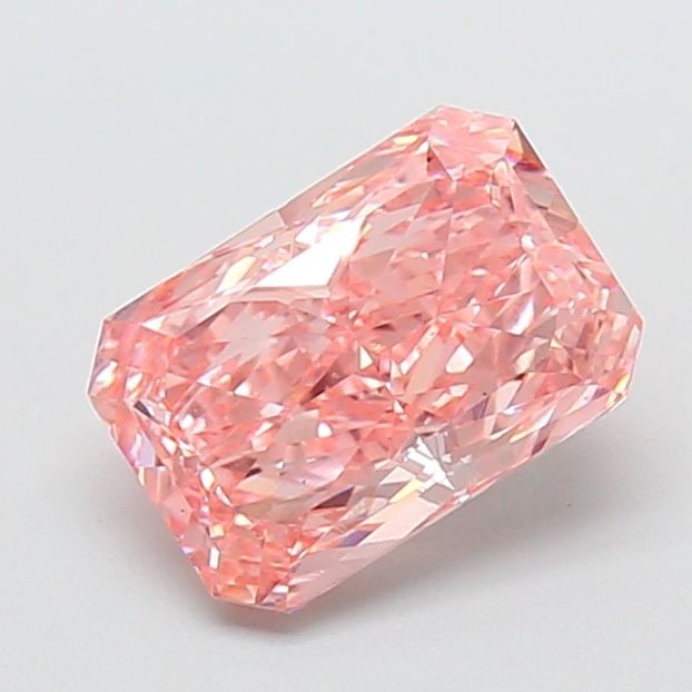 Loose Diamond - RADIANT 2.09ct Fancy Vivid Pink VS1: Loose Diamond - RADIANT 2.09ct Fancy Vivid Pink VS1 Source: This is a real non-mined Diamond that has been grown in a lab Shape: RADIANT Carats: 2.09 Color: Fancy Vivid Pink Certification: IGI Video:
