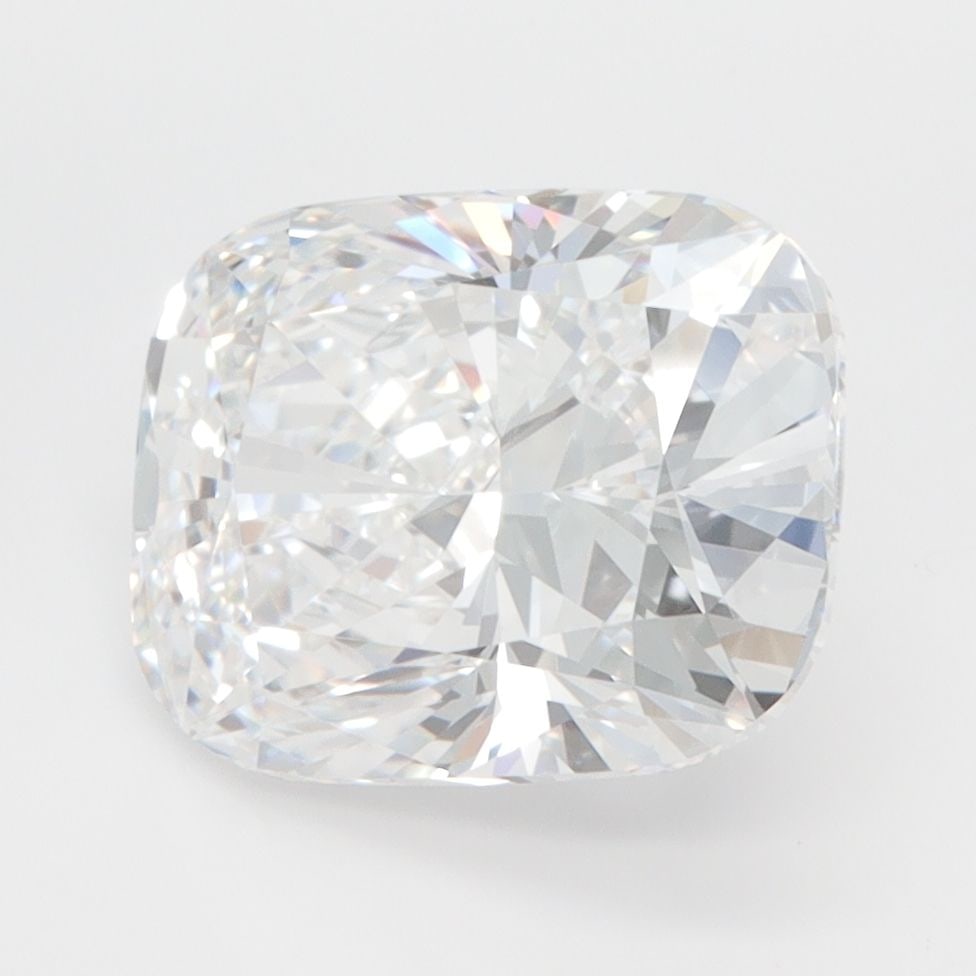 Loose Diamond - CUSHION MODIFIED 3.61ct E VVS2: Loose Diamond - CUSHION MODIFIED 3.61ct E VVS2 Source: This is a real non-mined Diamond that has been grown in a lab Shape: CUSHION MODIFIED Carats: 3.61 Color: E Clarity: VVS2 Certification: IGI Vide
