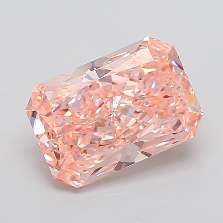 Loose Diamond - RADIANT 4.4ct Fancy Intense Pink VVS2: Loose Diamond - RADIANT 4.4ct Fancy Intense Pink VVS2 Source: This is a real non-mined Diamond that has been grown in a lab Shape: RADIANT Carats: 4.4 Color: Fancy Intense Pink Certification: IGI Addi