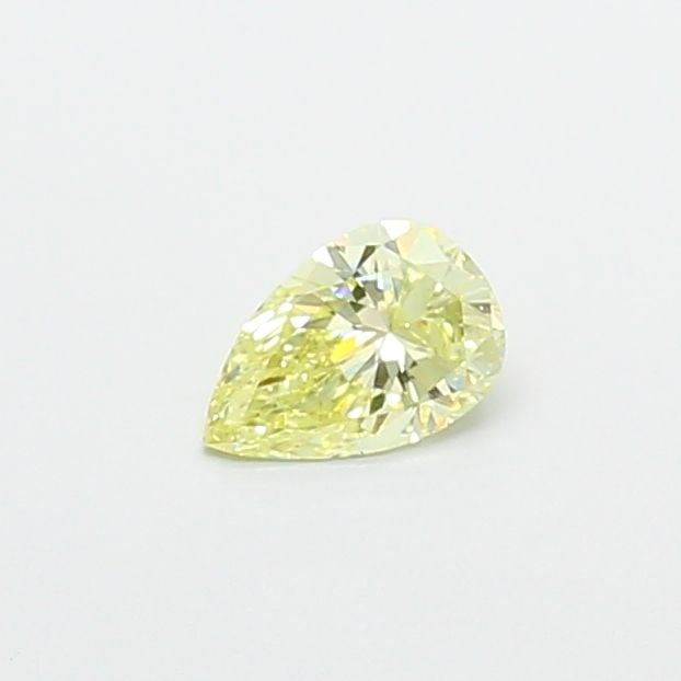 Loose Diamond - PEAR 0.53ct Fancy Light Yellow VS2: Loose Diamond - PEAR 0.53ct Fancy Light Yellow VS2 Source: This is a real non-mined Diamond that has been grown in a lab Shape: PEAR Carats: 0.53 Color: Fancy Light Yellow Certification: IGI Video: