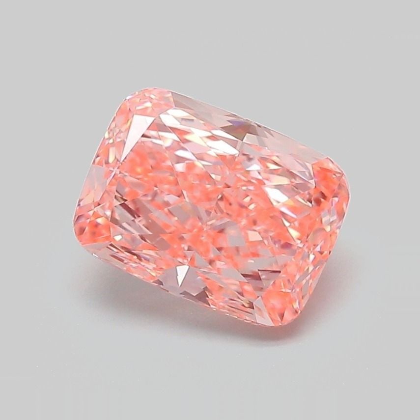 Loose Diamond - CUSHION MODIFIED 2.23ct Fancy Vivid Pink VVS2: Loose Diamond - CUSHION MODIFIED 2.23ct Fancy Vivid Pink VVS2 Source: This is a real non-mined Diamond that has been grown in a lab Shape: CUSHION MODIFIED Carats: 2.23 Color: Fancy Vivid Pink Certifi