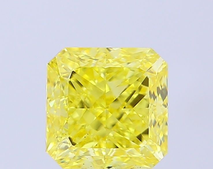 Loose Diamond - SQUARE RADIANT 3.03ct Fancy Vivid Yellow VS2: Loose Diamond - SQUARE RADIANT 3.03ct Fancy Vivid Yellow VS2 Source: This is a real non-mined Diamond that has been grown in a lab Shape: SQUARE RADIANT Carats: 3.03 Color: Fancy Vivid Yellow Certific
