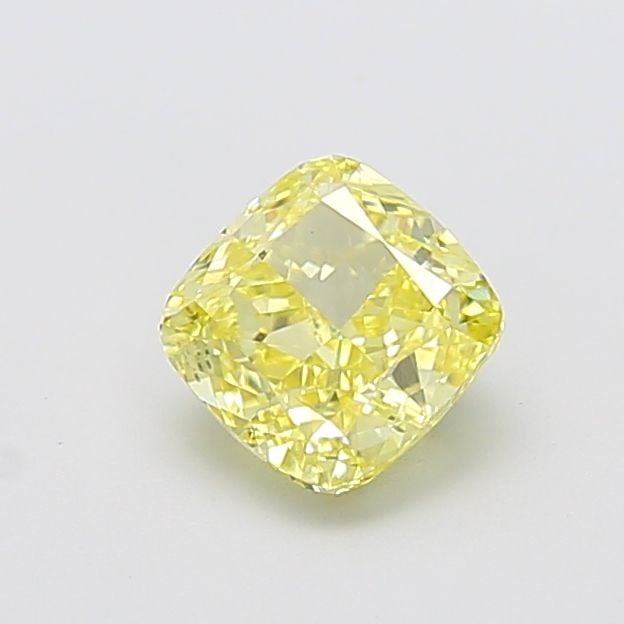 Loose Diamond - CUSHION MODIFIED 1.43ct Fancy Intense Yellow VS1: Loose Diamond - CUSHION MODIFIED 1.43ct Fancy Intense Yellow VS1 Source: This is a real non-mined Diamond that has been grown in a lab Shape: CUSHION MODIFIED Carats: 1.43 Color: Fancy Intense Yellow 