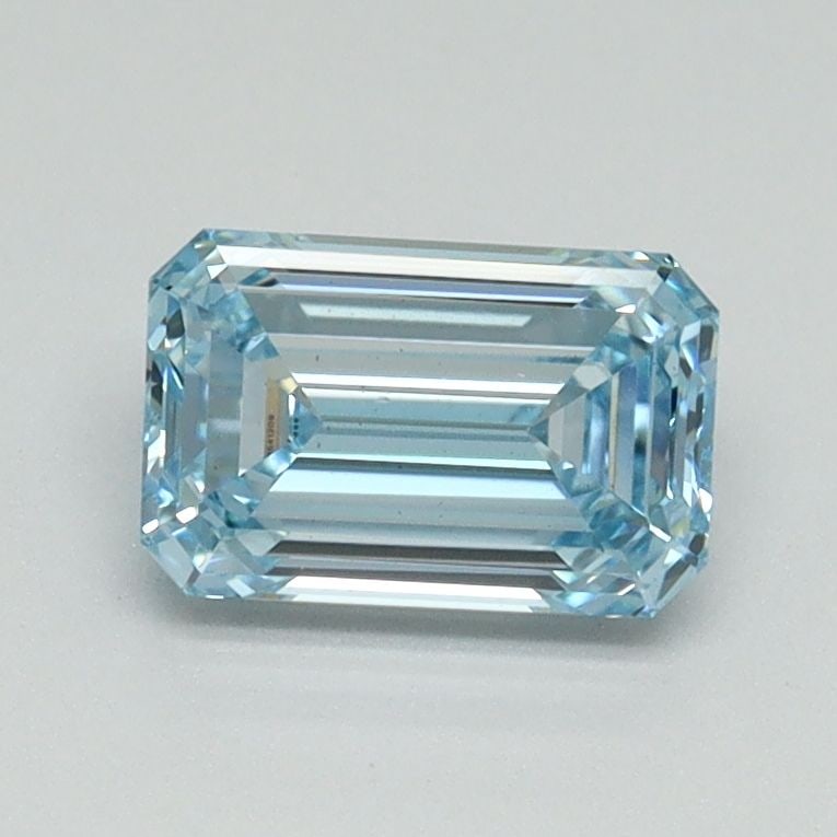 Loose Diamond - EMERALD 1.02ct Fancy Intense Blue VS1: Loose Diamond - EMERALD 1.02ct Fancy Intense Blue VS1 Source: This is a real non-mined Diamond that has been grown in a lab Shape: EMERALD Carats: 1.02 Color: Fancy Intense Blue Certification: IGI