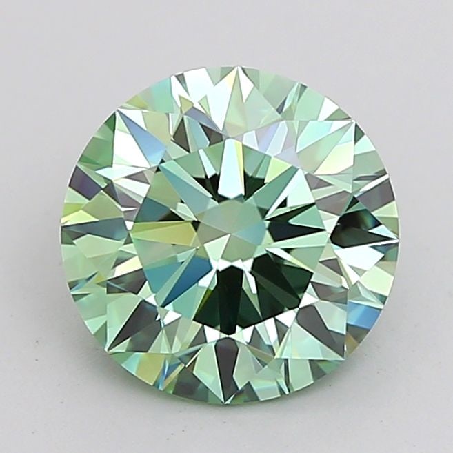 Ideal Loose Diamond - ROUND 2.49ct Fancy Vivid Green VVS2: Ideal Loose Diamond - ROUND 2.49ct Fancy Vivid Green VVS2 Source: This is a real non-mined Diamond that has been grown in a lab Shape: ROUND Carats: 2.49 Color: Fancy Vivid Green Certification: IGI Vi