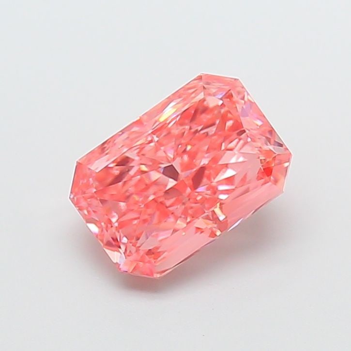 Loose Diamond - RADIANT 3.1ct Fancy Vivid Pink VS1 (1 of 1)