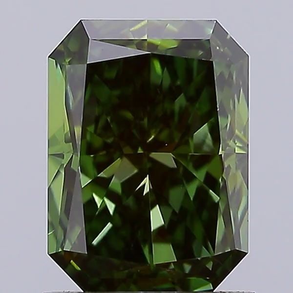 Loose Diamond - RADIANT 1.5ct Fancy Vivid Green VS1: Loose Diamond - RADIANT 1.5ct Fancy Vivid Green VS1 Source: This is a real non-mined Diamond that has been grown in a lab Shape: RADIANT Carats: 1.5 Color: Fancy Vivid Green Certification: IGI Video: