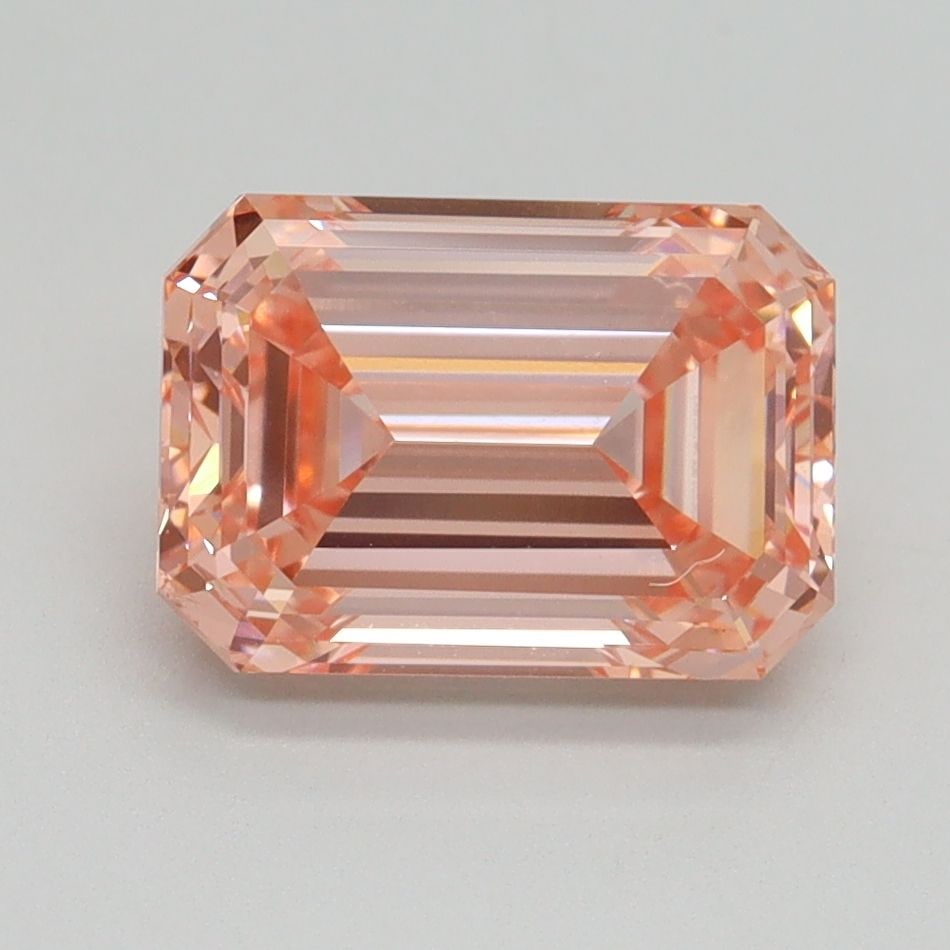 Loose Diamond - EMERALD 2.5ct Fancy Intense Pink VS2: Loose Diamond - EMERALD 2.5ct Fancy Intense Pink VS2 Source: This is a real non-mined Diamond that has been grown in a lab Shape: EMERALD Carats: 2.5 Color: Fancy Intense Pink Certification: IGI
