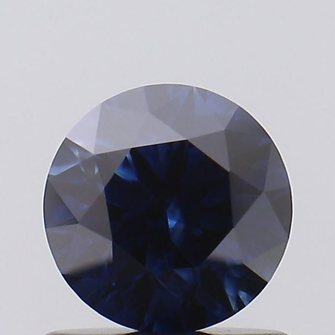 Loose Diamond - ROUND 0.81ct Fancy Deep Blue VS1: Loose Diamond - ROUND 0.81ct Fancy Deep Blue VS1 Source: This is a real non-mined Diamond that has been grown in a lab Shape: ROUND Carats: 0.81 Color: Fancy Deep Blue Certification: NONE Video: